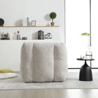 Poltrona sacco in velluto con memory foam – Multi-colore, Posto singolo