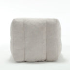 Poltrona sacco in velluto con memory foam – Multi-colore, Posto singolo