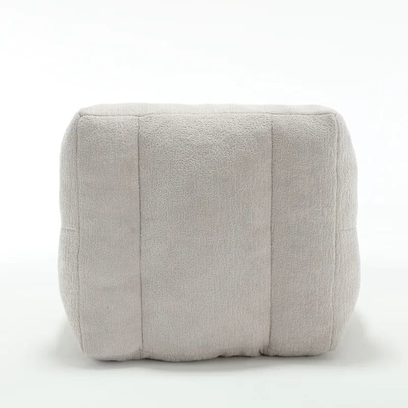 Poltrona sacco in velluto con memory foam – Multi-colore, Posto singolo