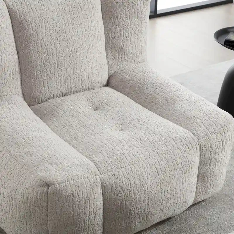 Poltrona sacco in velluto con memory foam – Multi-colore, Posto singolo