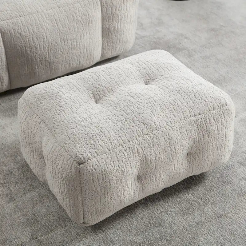 Poltrona sacco in velluto con memory foam – Multi-colore, Posto singolo