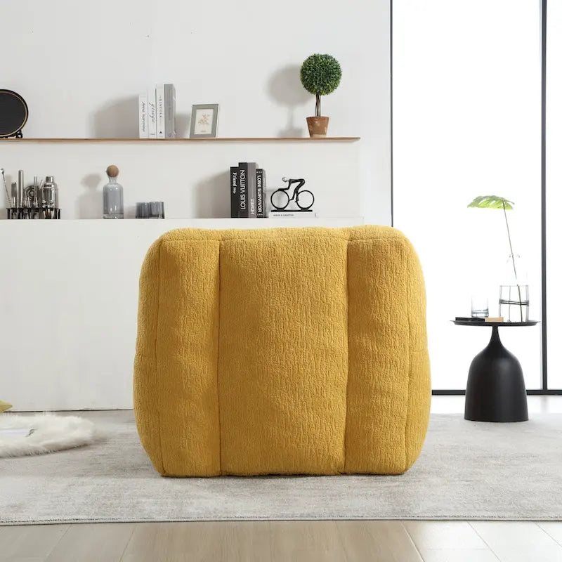 Poltrona sacco in velluto con memory foam – Multi-colore, Posto singolo
