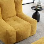 Poltrona sacco in velluto con memory foam – Multi-colore, Posto singolo