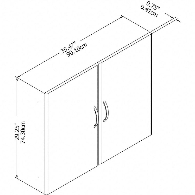 Kit porta libreria - Multifinish, a 2 ante