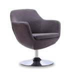 Poltroncina girevole a 360° in similpelle grigia / rossa / bianca / arancione / blu – Posto singolo