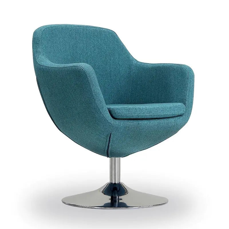 Poltroncina girevole a 360° in similpelle grigia / rossa / bianca / arancione / blu – Posto singolo