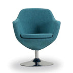 Poltroncina girevole a 360° in similpelle grigia / rossa / bianca / arancione / blu – Posto singolo