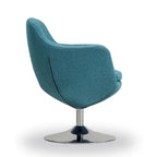 Poltroncina girevole a 360° in similpelle grigia / rossa / bianca / arancione / blu – Posto singolo