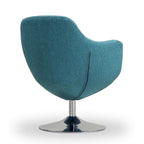 Poltroncina girevole a 360° in similpelle grigia / rossa / bianca / arancione / blu – Posto singolo