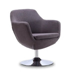 Poltroncina girevole a 360° in similpelle grigia / rossa / bianca / arancione / blu – Posto singolo