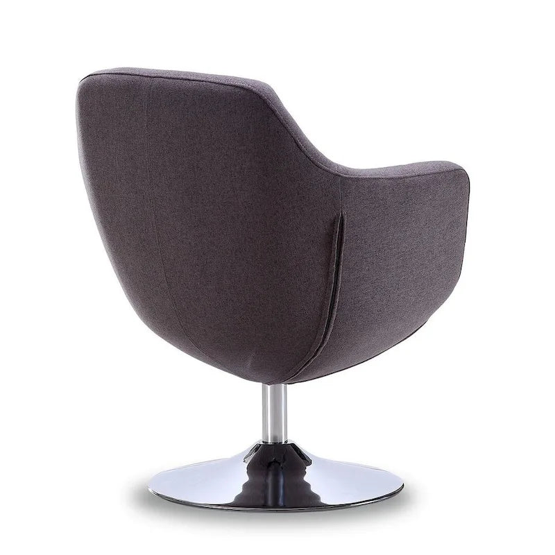 Poltroncina girevole a 360° in similpelle grigia / rossa / bianca / arancione / blu – Posto singolo