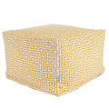 Majestic Home Goods Pouf ottomano da interno/esterno Towers 68,5 cm L x 68,5 cm P x 43 cm A