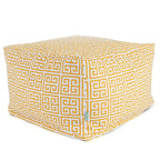Majestic Home Goods Pouf ottomano da interno/esterno Towers 68,5 cm L x 68,5 cm P x 43 cm A
