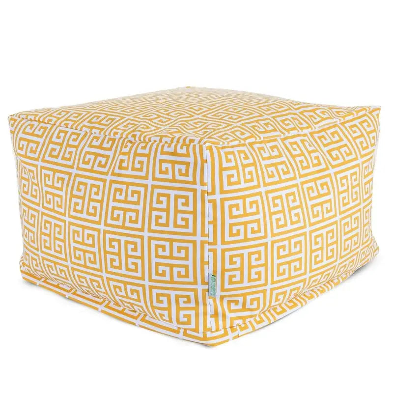 Majestic Home Goods Pouf ottomano da interno/esterno Towers 68,5 cm L x 68,5 cm P x 43 cm A