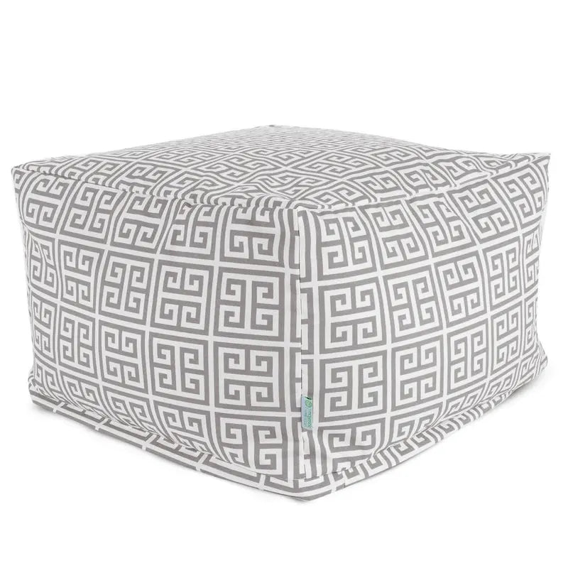 Majestic Home Goods Pouf ottomano da interno/esterno Towers 68,5 cm L x 68,5 cm P x 43 cm A