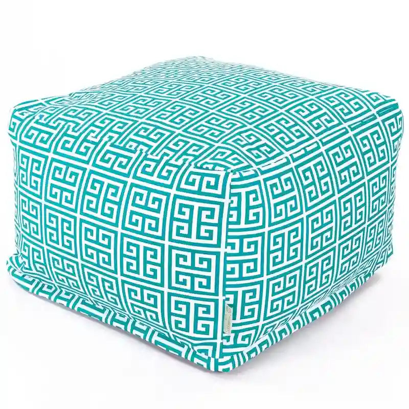 Majestic Home Goods Pouf ottomano da interno/esterno Towers 68,5 cm L x 68,5 cm P x 43 cm A