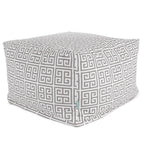 Majestic Home Goods Pouf ottomano da interno/esterno Towers 68,5 cm L x 68,5 cm P x 43 cm A