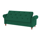 Panca Pouf Contenitore Trapuntata Multicolore con Braccioli Arrotondati – 1 Posto