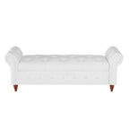 Panca Pouf Contenitore Trapuntata Multicolore con Braccioli Arrotondati – 1 Posto