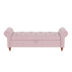 Panca Pouf Contenitore Trapuntata Multicolore con Braccioli Arrotondati – 1 Posto