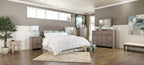 Comò Industriale Vintage Grigio Caldo con 7 Cassetti (1–2 Persone)