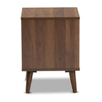 Tavolino a 3 ripiani Walnut, stile moderno, singolo