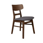 Set tavolo da pranzo triangolare marrone, 4 persone (1 tavolo + 3 sedie)