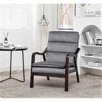 Poltrona singola in velluto rosa / grigio / nero / blu scuro – Stile Mid-Century