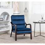 Poltrona singola in velluto rosa / grigio / nero / blu scuro – Stile Mid-Century
