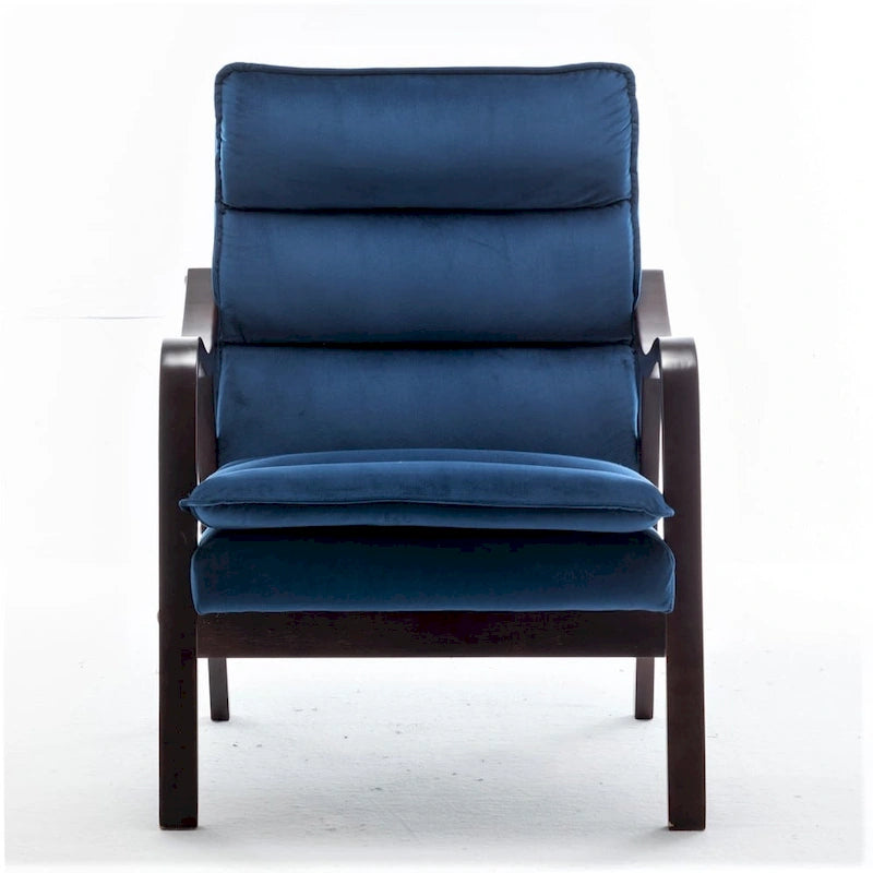 Poltrona singola in velluto rosa / grigio / nero / blu scuro – Stile Mid-Century