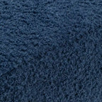 Poltrona d'accento moderna in tessuto Teddy, singola, colori assortiti