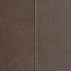 Poltrona d'accento in similpelle Mid-Century marrone scuro / grigio / cammello, seduta singola