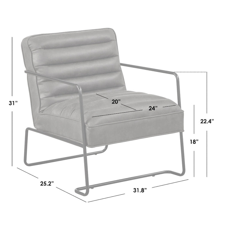 Poltrona d'accento in similpelle Mid-Century marrone scuro / grigio / cammello, seduta singola