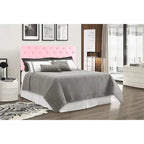 Testiera regolabile in twill e similpelle marrone / nero / bianco / grigio chiaro – Twin / Full / Queen / King, 1 persona