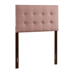 Testiera regolabile in twill e similpelle marrone / nero / bianco / grigio chiaro – Twin / Full / Queen / King, 1 persona