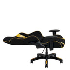 Sedia Gaming Multicolore con Schienale Alto, in Mesh e Pelle, Posto Singolo