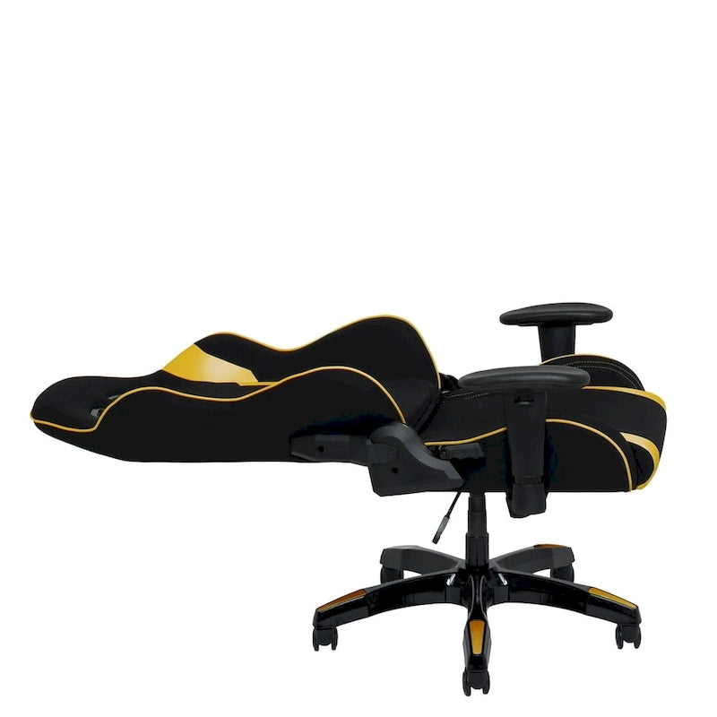 Sedia Gaming Multicolore con Schienale Alto, in Mesh e Pelle, Posto Singolo