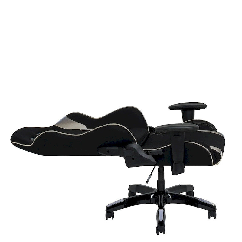 Sedia Gaming Multicolore con Schienale Alto, in Mesh e Pelle, Posto Singolo