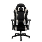 Sedia Gaming Multicolore con Schienale Alto, in Mesh e Pelle, Posto Singolo