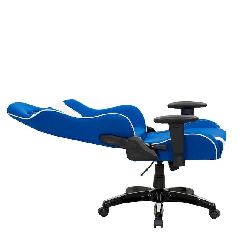 Sedia Gaming Multicolore con Schienale Alto, in Mesh e Pelle, Posto Singolo