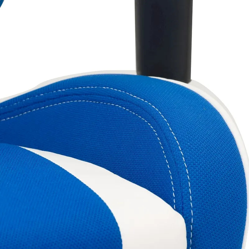 Sedia Gaming Multicolore con Schienale Alto, in Mesh e Pelle, Posto Singolo