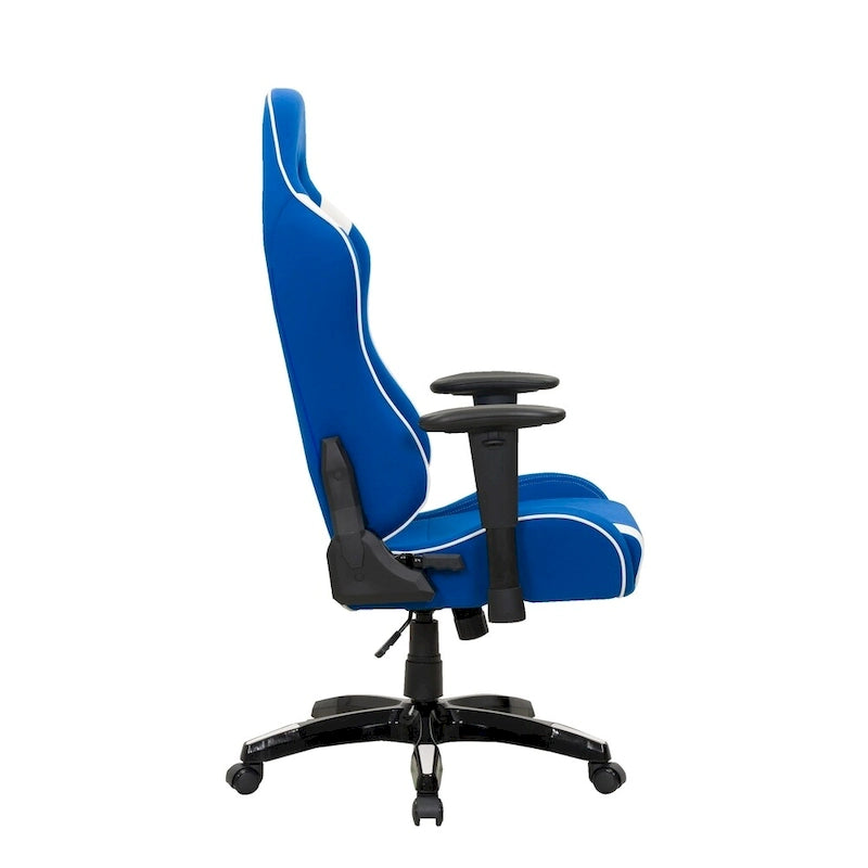 Sedia Gaming Multicolore con Schienale Alto, in Mesh e Pelle, Posto Singolo