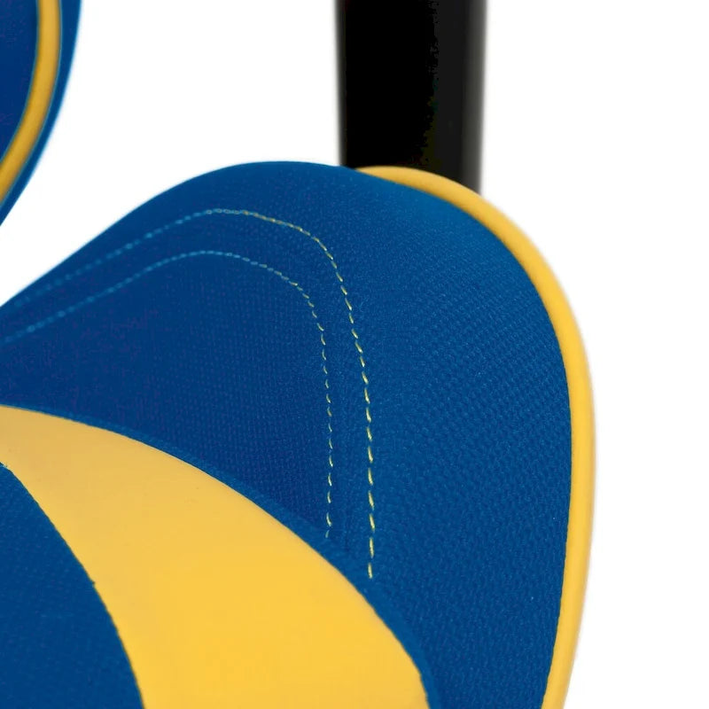 Sedia Gaming Multicolore con Schienale Alto, in Mesh e Pelle, Posto Singolo