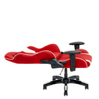 Sedia Gaming Multicolore con Schienale Alto, in Mesh e Pelle, Posto Singolo