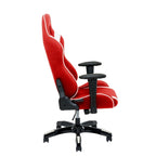 Sedia Gaming Multicolore con Schienale Alto, in Mesh e Pelle, Posto Singolo