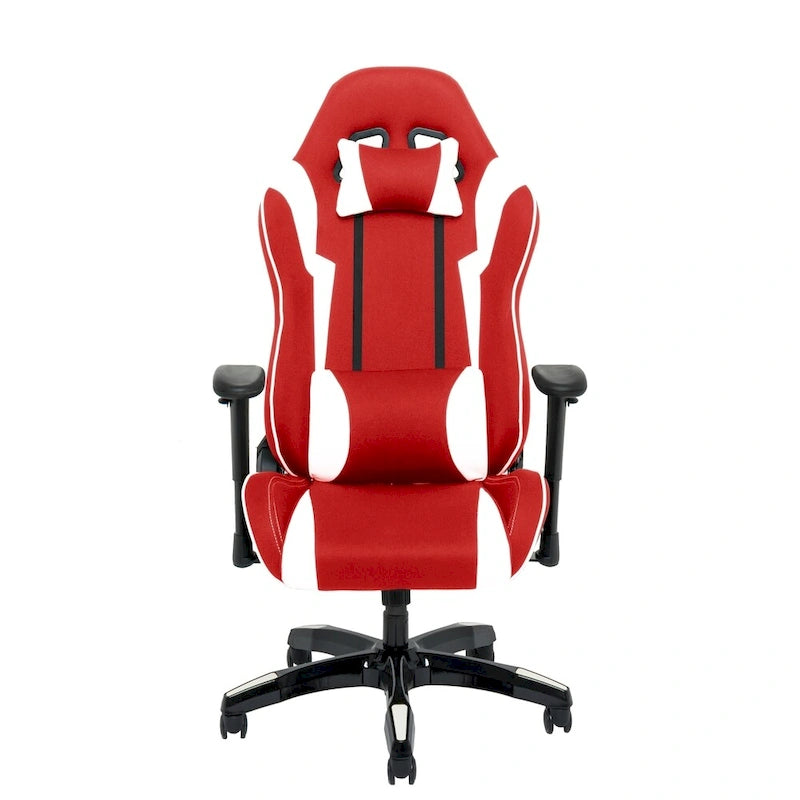 Sedia Gaming Multicolore con Schienale Alto, in Mesh e Pelle, Posto Singolo