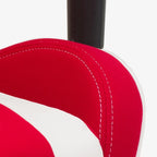 Sedia Gaming Multicolore con Schienale Alto, in Mesh e Pelle, Posto Singolo