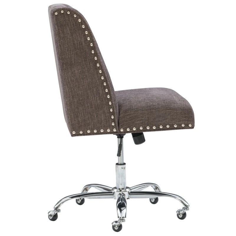 Fauteuil de bureau pivotant anthracite