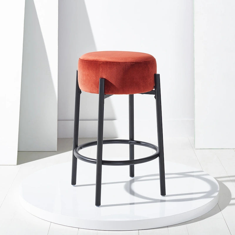 Sgabello da bancone da 26 pollici con gambe in metallo - 15W x 15D x 26H