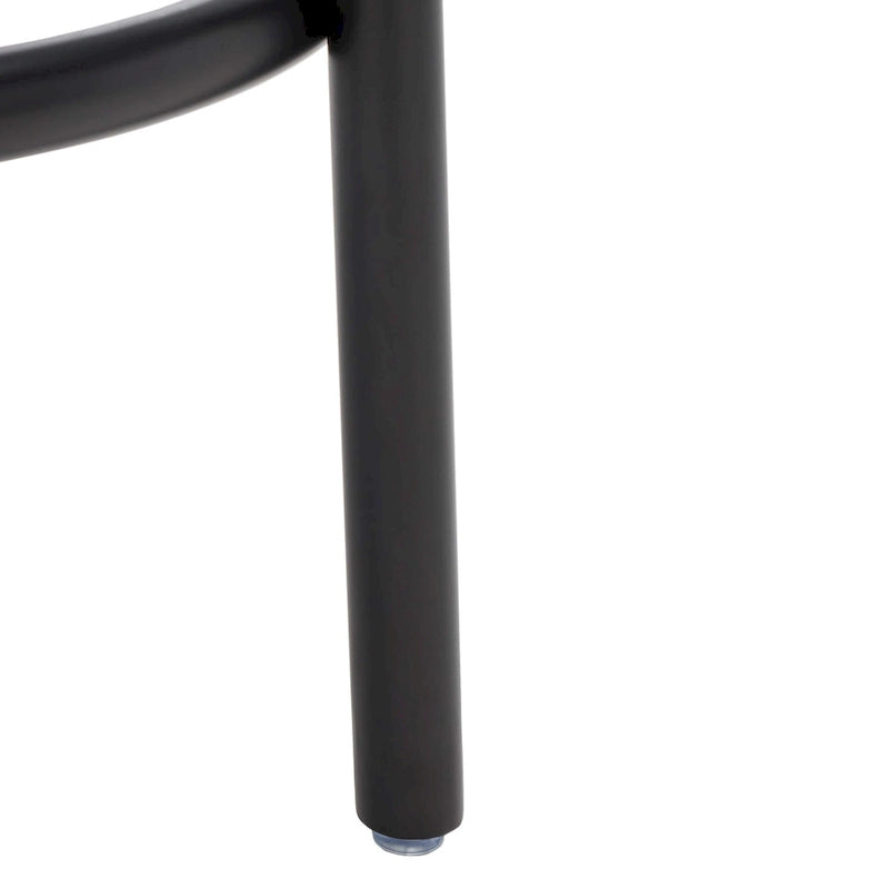Tabouret de comptoir à pieds en métal de 26 pouces - 15W x 15D x 26H